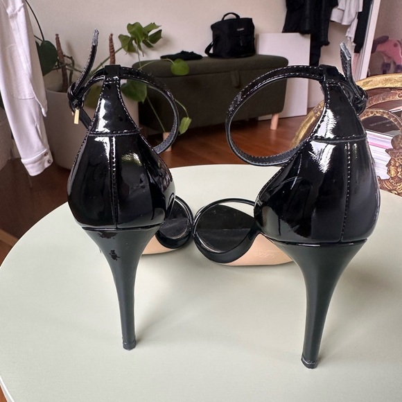 Rachel Zoe patent leather peep toe ankle strap heels - Picture 6 of 6